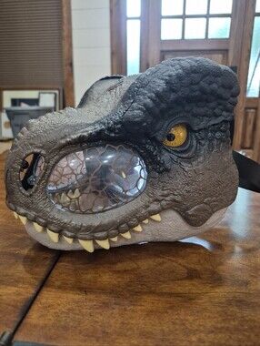 Jurassic World Chomp 'N Roar T Rex Halloween Mask Toy Motion & Sound